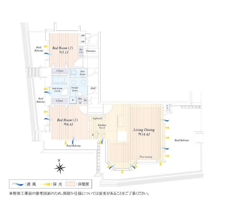 パレステュディオ麹町 - 間取り図 パレステュディオ麹町